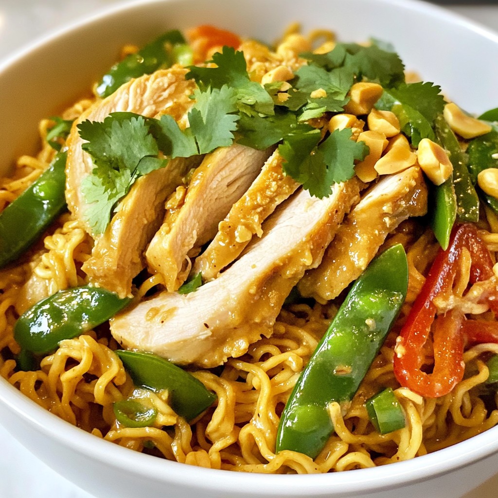 Peanut Chicken Ramen Flavorful and Easy Recipe