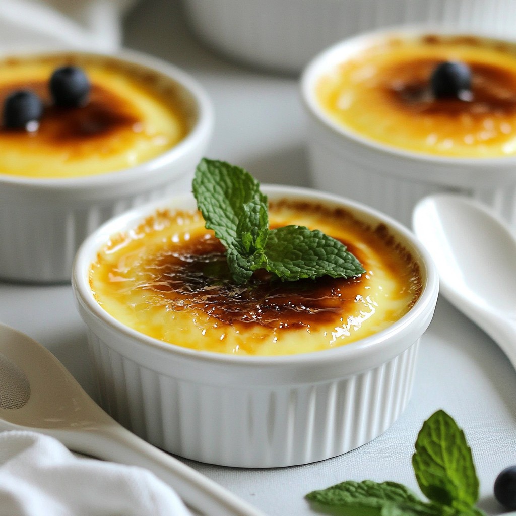 Vanilla Bean Crème Brûlée Rich and Creamy Delight