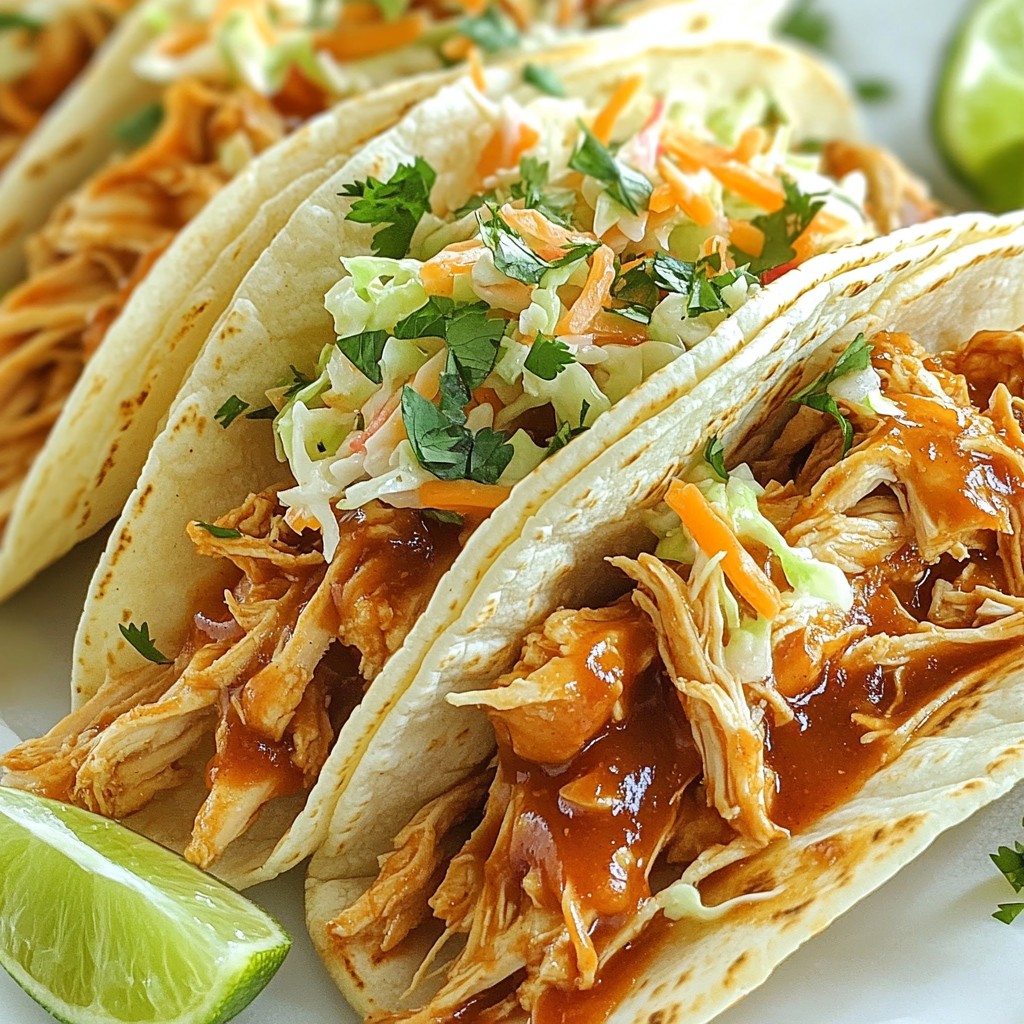 Smoked BBQ Pulled Chicken Tacos Tasty and Easy Recipe
