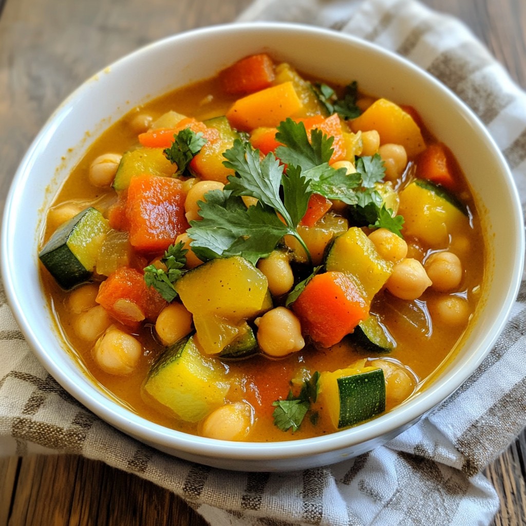 Moroccan Chickpea Stew Flavorful and Satisfying Meal
