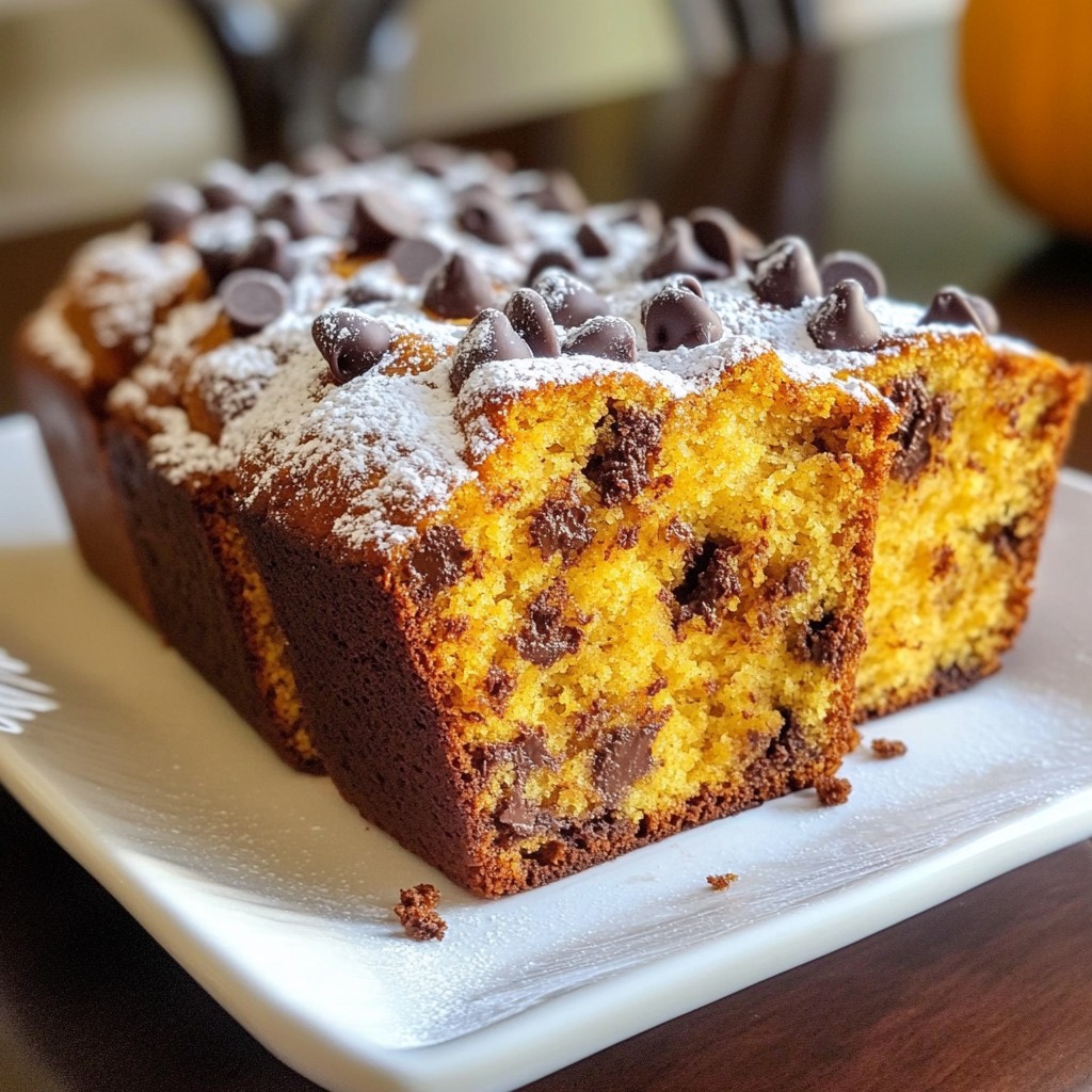 Chocolate Chip Pumpkin Bread Tasty Fall Favorite
