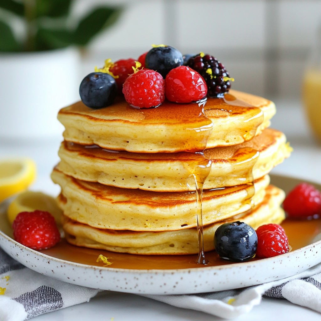 Lemon Ricotta Pancakes Fluffy and Simple Recipe