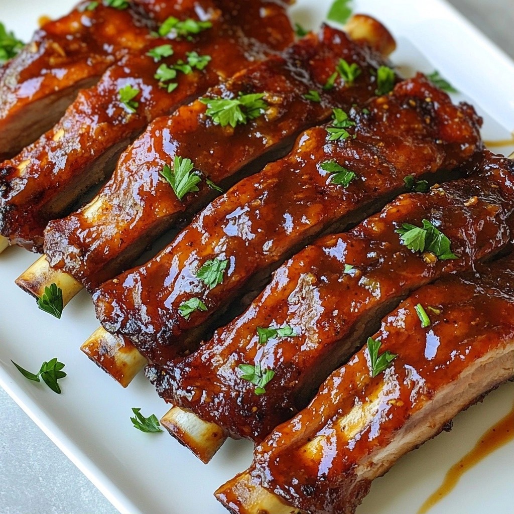 Sweet and Smoky BBQ Beef Back Ribs Flavor Burst