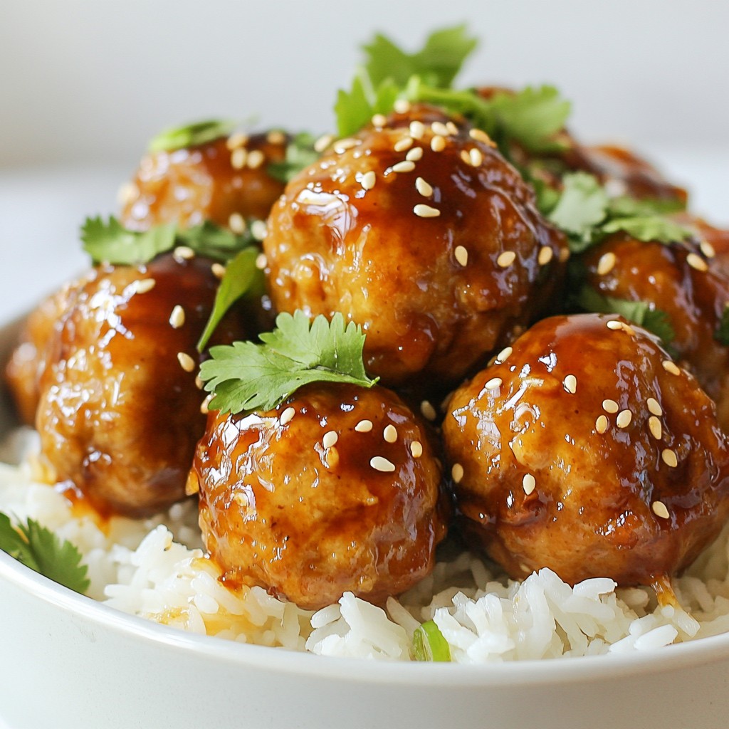 Teriyaki Chicken Meatballs Flavorful and Easy Recipe