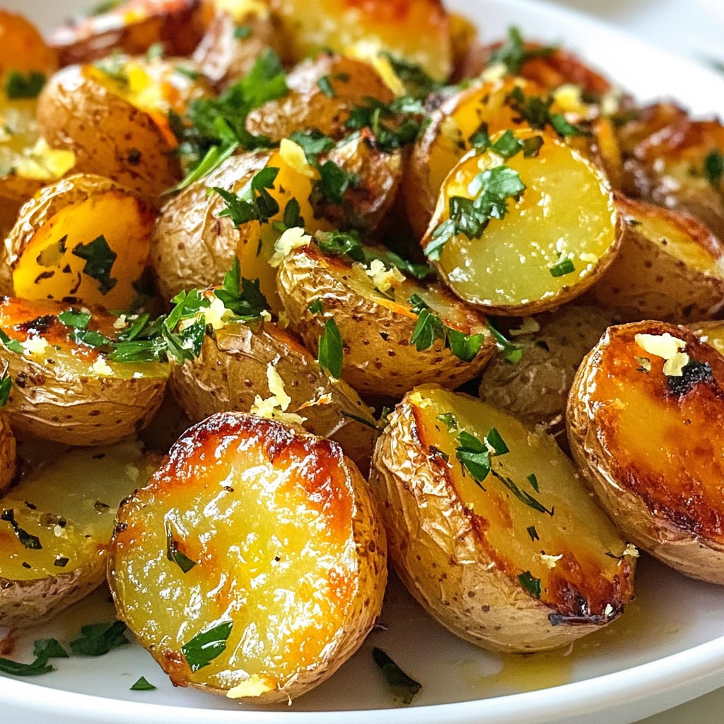 Garlic Butter Roasted Potatoes Flavorful and Simple Dish