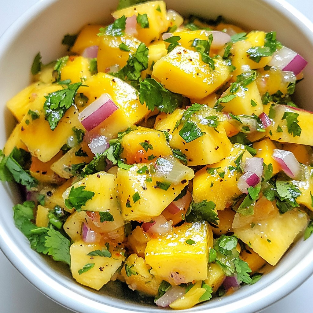 Mango Habanero Salsa Flavorful and Spicy Delight