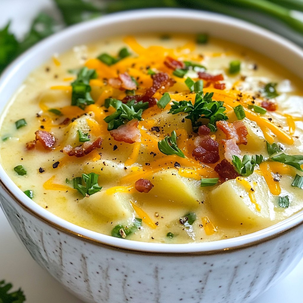 Loaded Baked Potato Soup Rich and Savory Delight