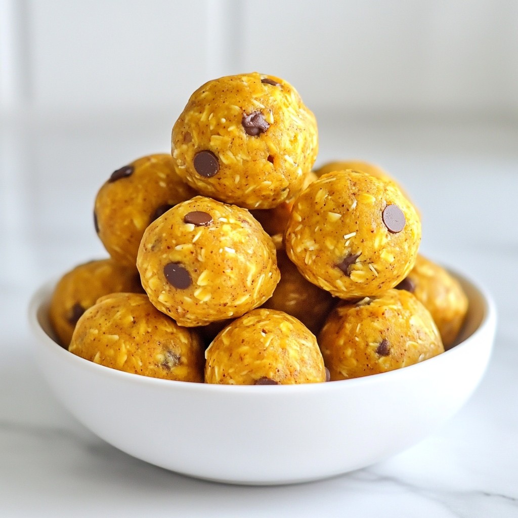 Pumpkin Spice Energy Balls Tasty and Nutritious Snack