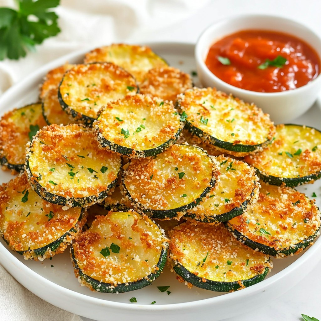Baked Zucchini Parmesan Crisps Flavorful and Crunchy Snack