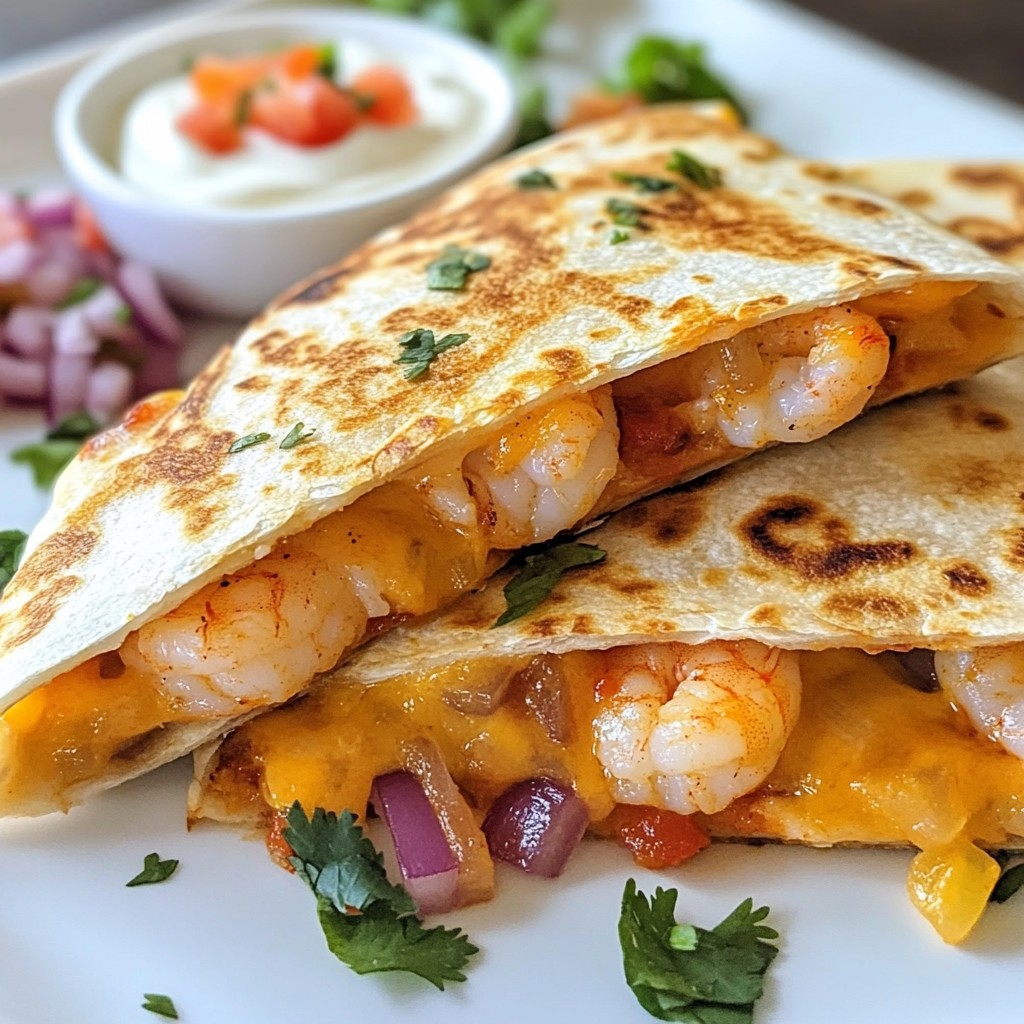 Spicy Shrimp Quesadillas Flavorful and Quick Delight