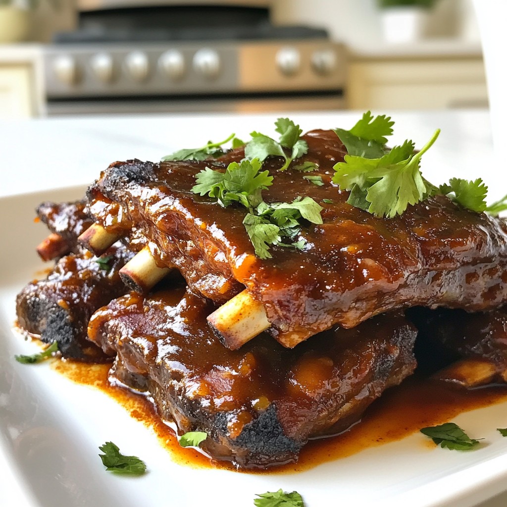 Spicy BBQ Beef Short Ribs Flavorful and Tender Meal