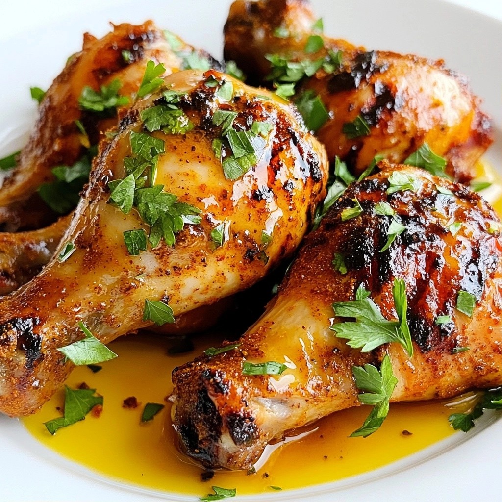 Smoky Grilled Paprika Chicken Drumsticks Delightfully Easy