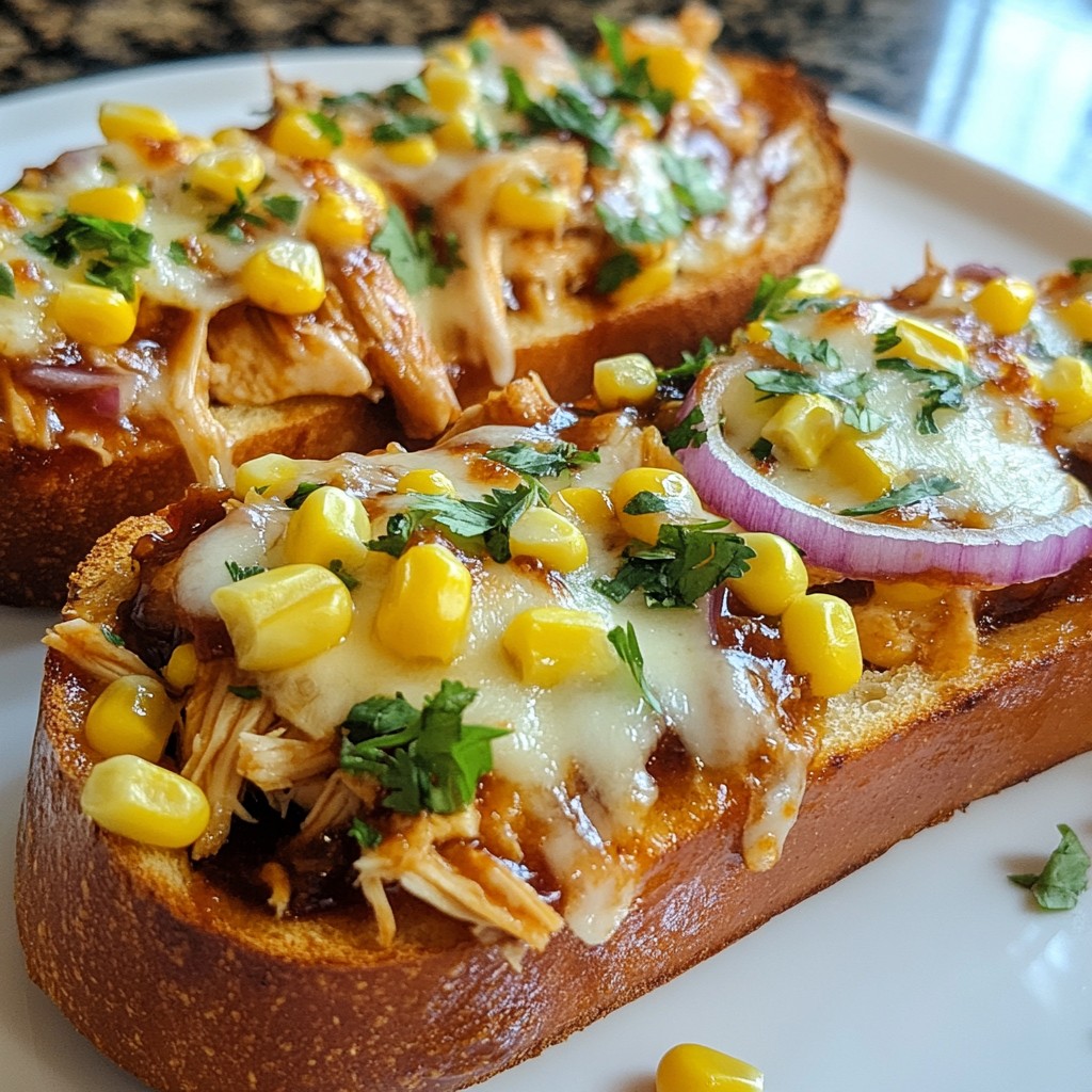 BBQ Chicken French Bread Pizza Bold and Tasty Meal
