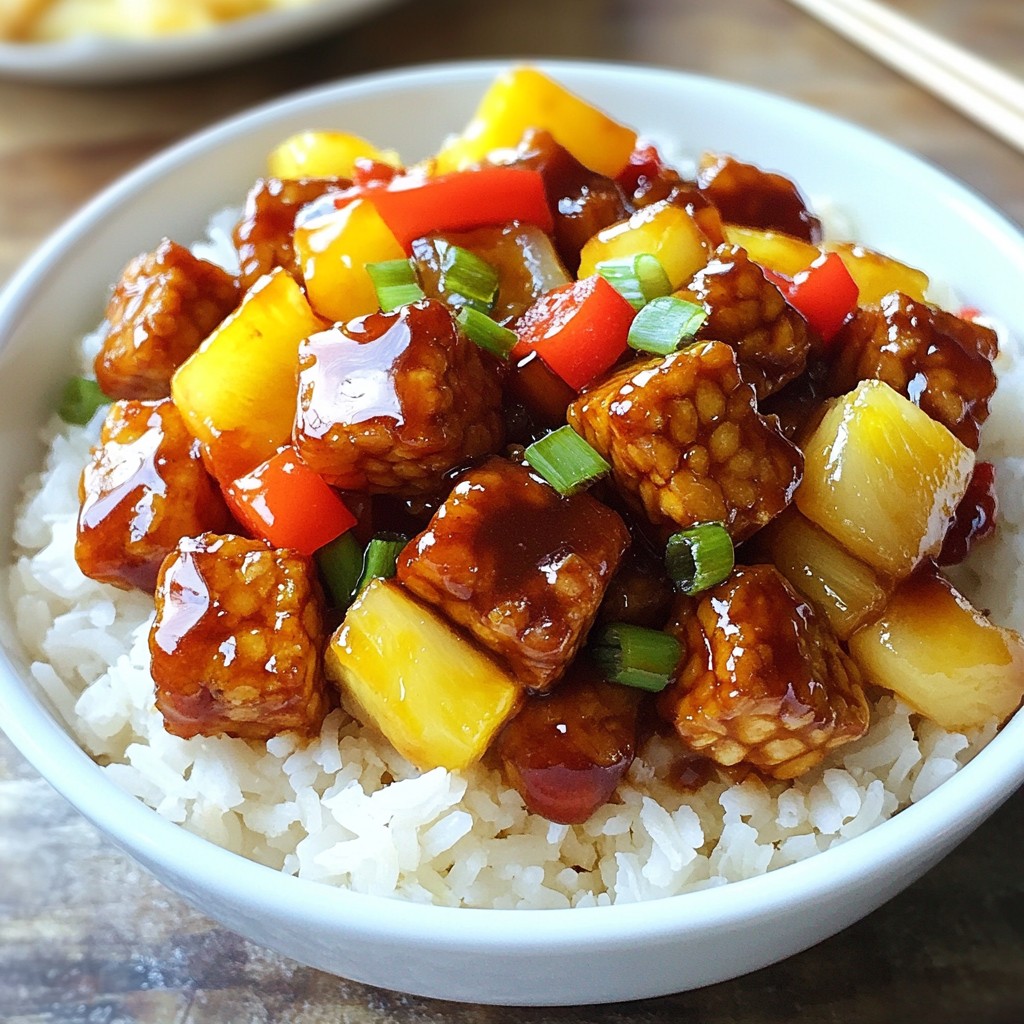 Sweet and Sour Tempeh Flavorful and Simple Recipe
