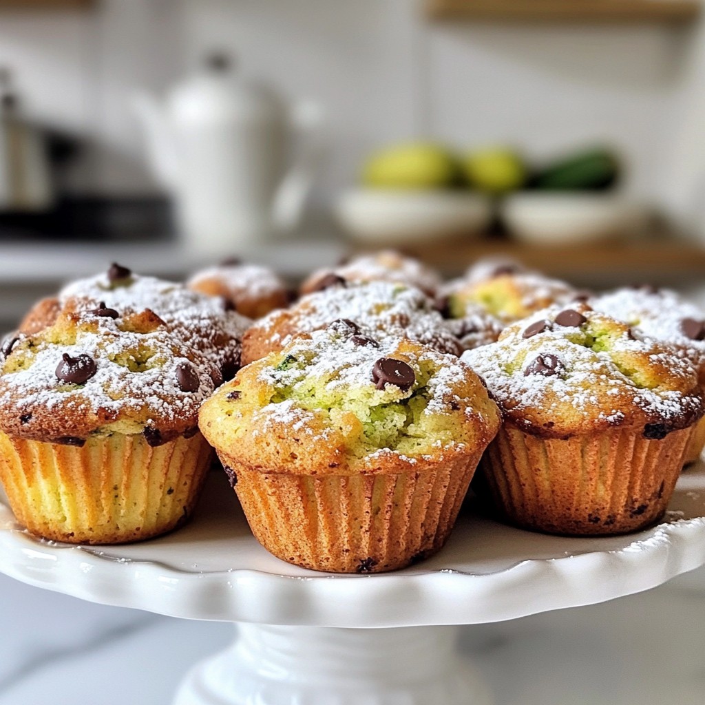 Chocolate Chip Zucchini Muffins Easy and Tasty Treat
