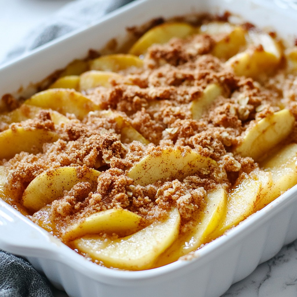 Cinnamon Apple Crumble Delightful and Simple Recipe
