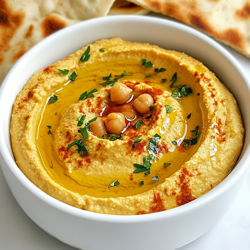 Roasted Red Pepper Hummus Easy and Flavorful Recipe