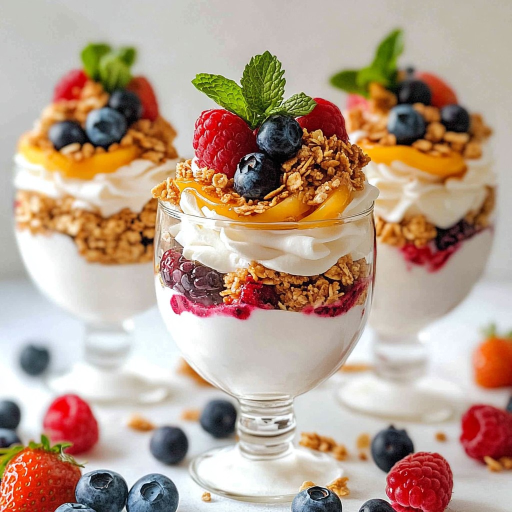 Savory Summer Berry Yogurt Parfait Easy Delight