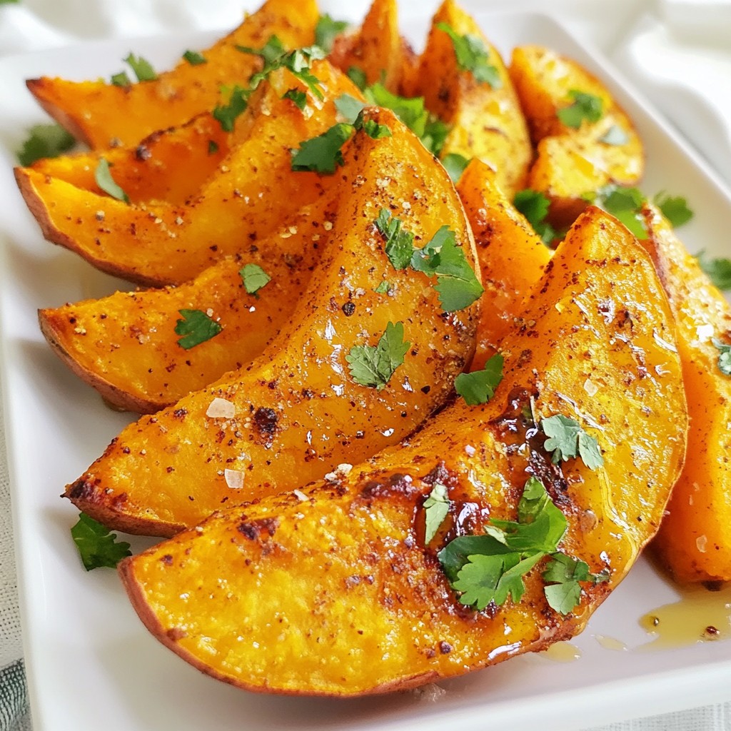 Roasted Sweet Potato Wedges Tasty and Simple Recipe