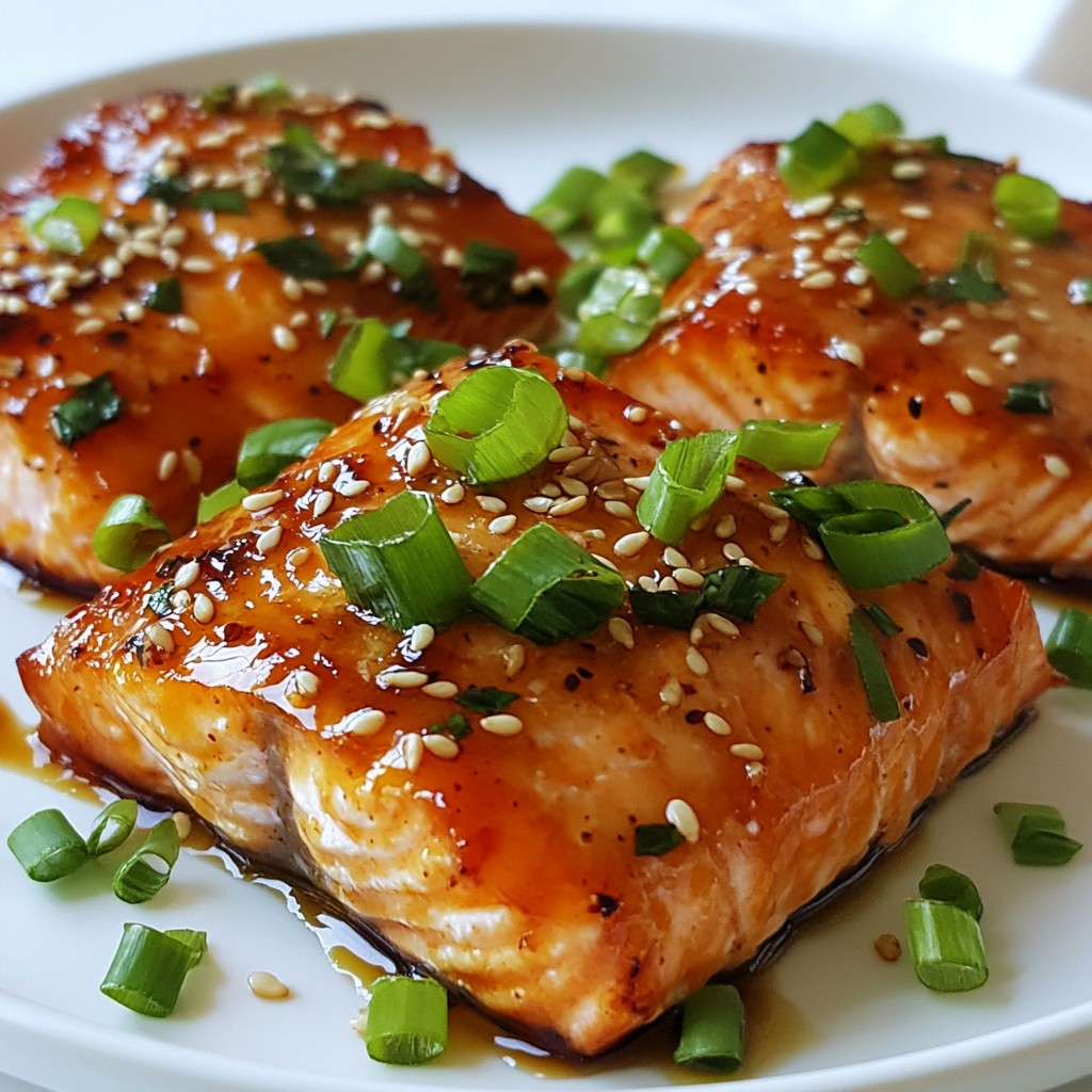 Honey Garlic Glazed Salmon Flavorful and Easy Recipe