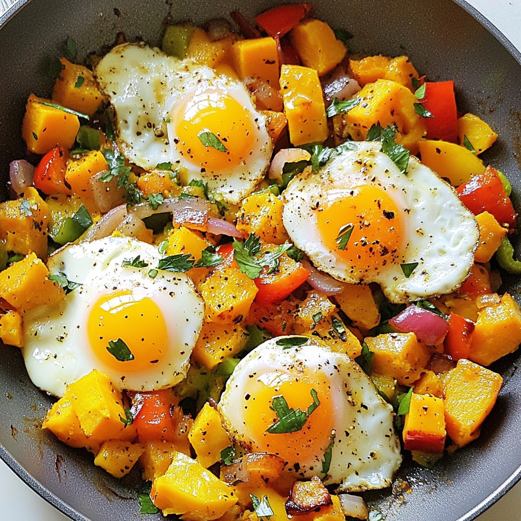 Flavorful Sweet Potato Hash with Eggs Recipe