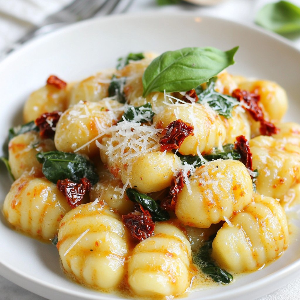 Creamy Sun-Dried Tomato Gnocchi Flavorful Delight
