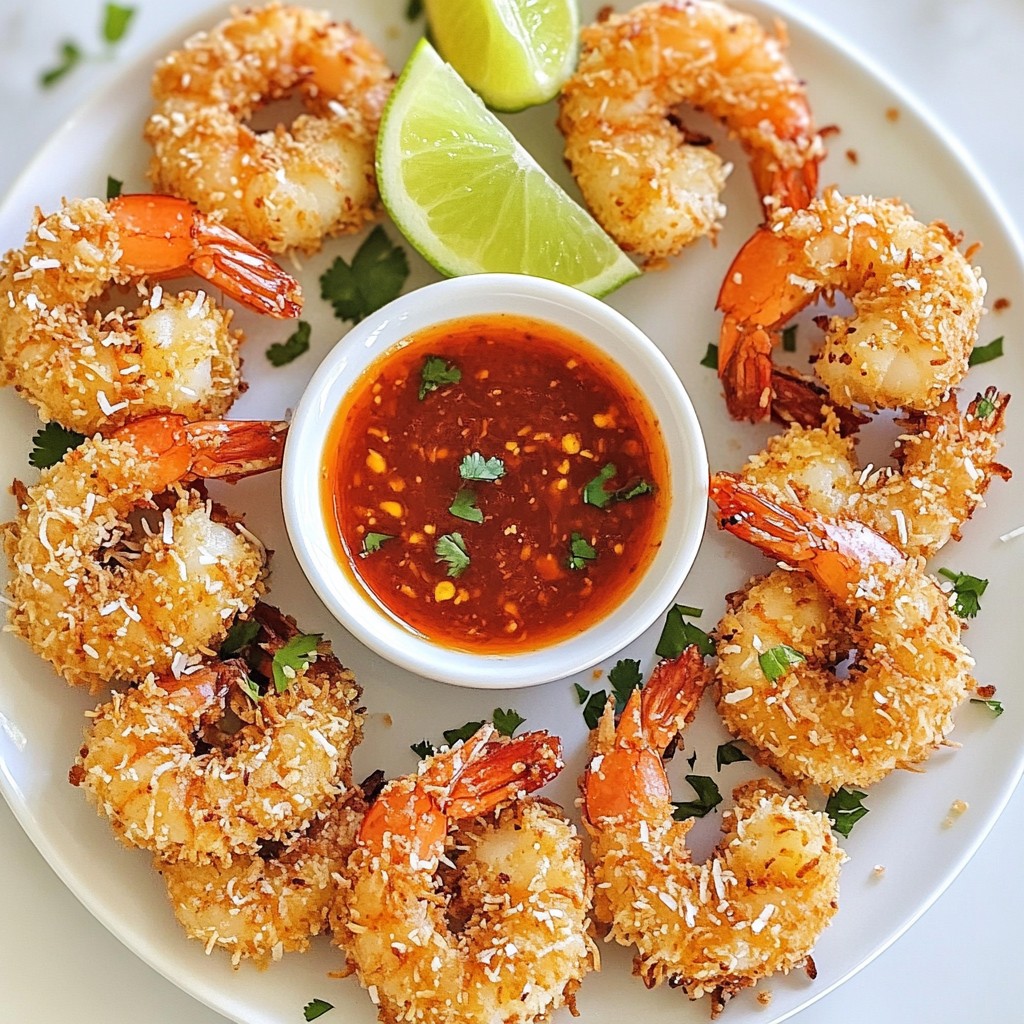 Coconut Shrimp with Sweet Chili Sauce Flavor Boost