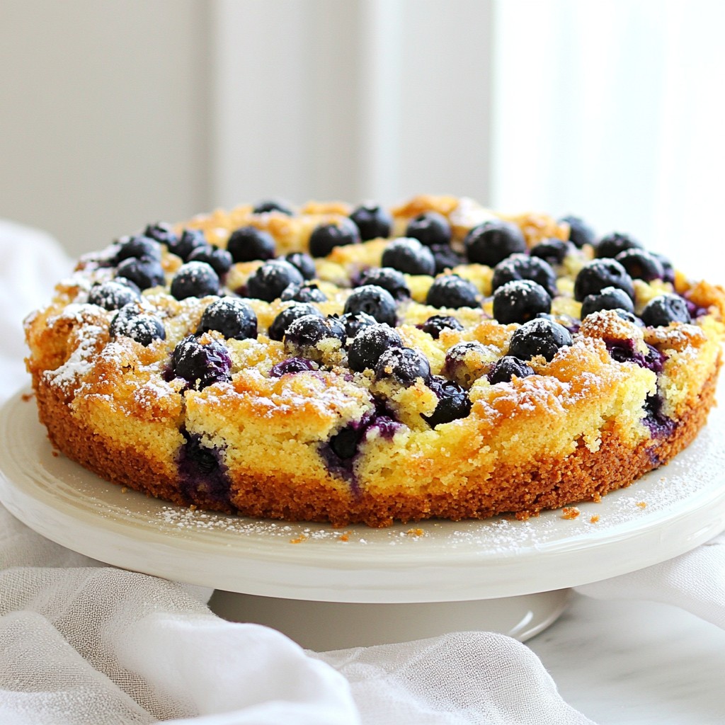 Blueberry Streusel Coffee Cake Delightfully Easy Recipe