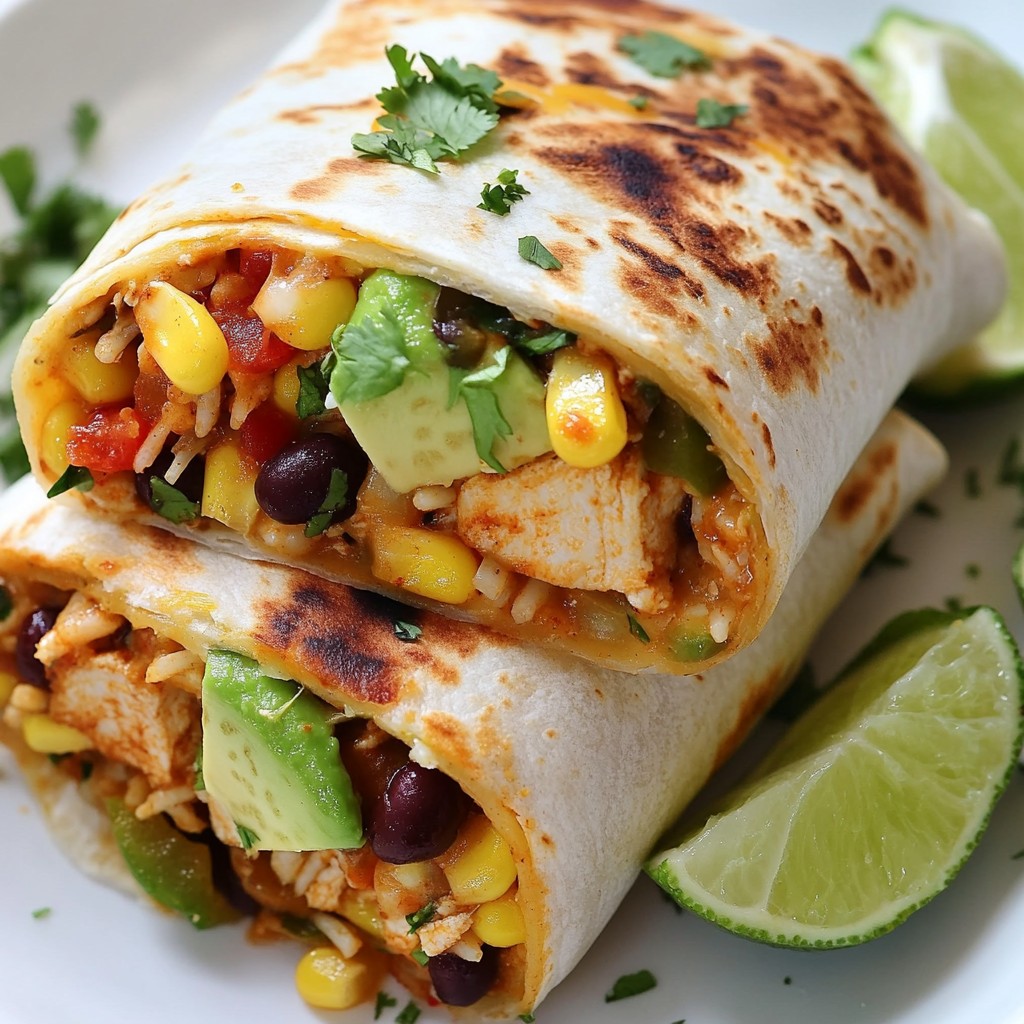 Smoky Chipotle Chicken Burritos Flavorful and Easy Meal