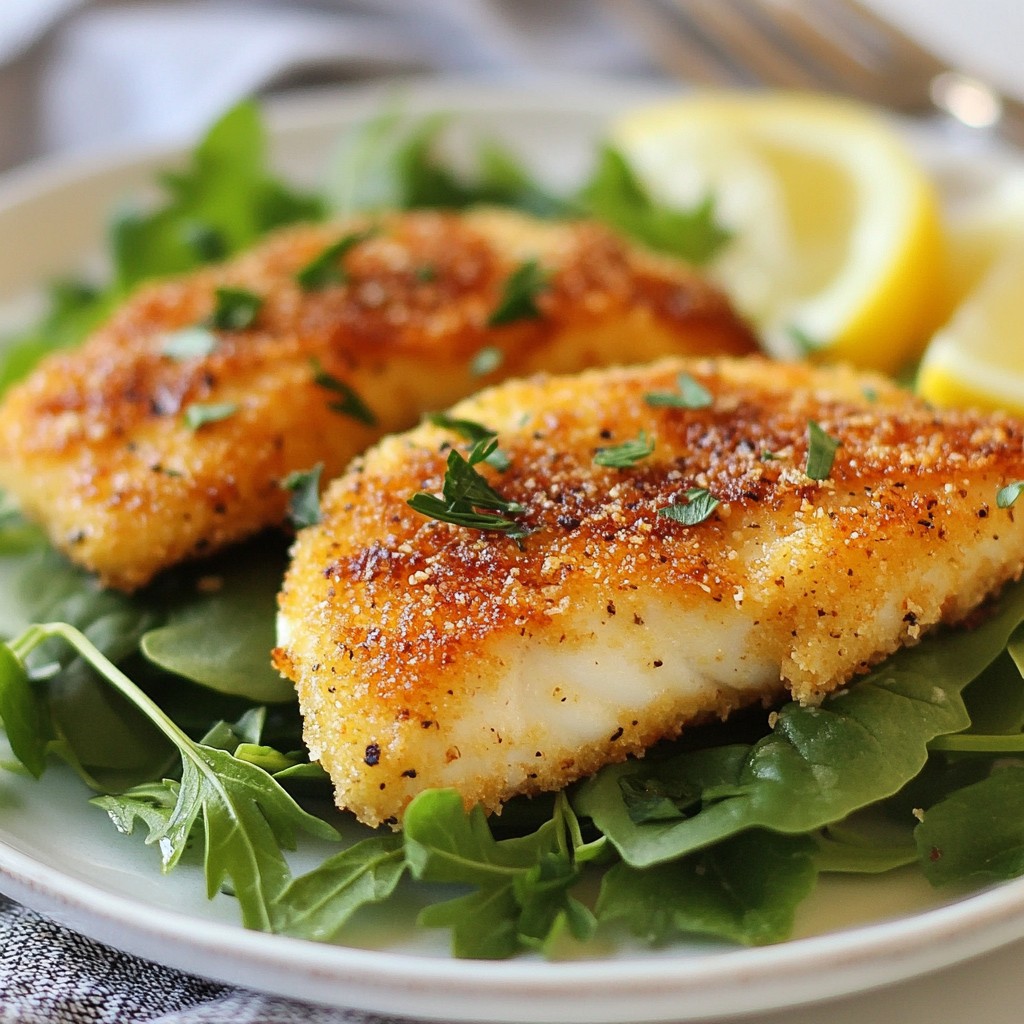 Crispy Parmesan Crusted Tilapia Flavorful Dinner Dish