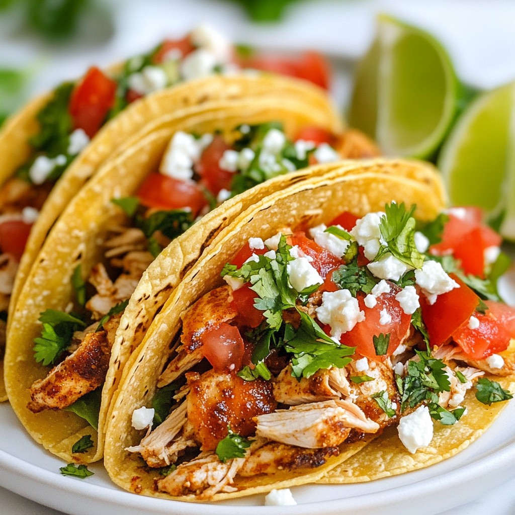 Crispy Air Fryer Chicken Tacos Flavorful and Easy Meal