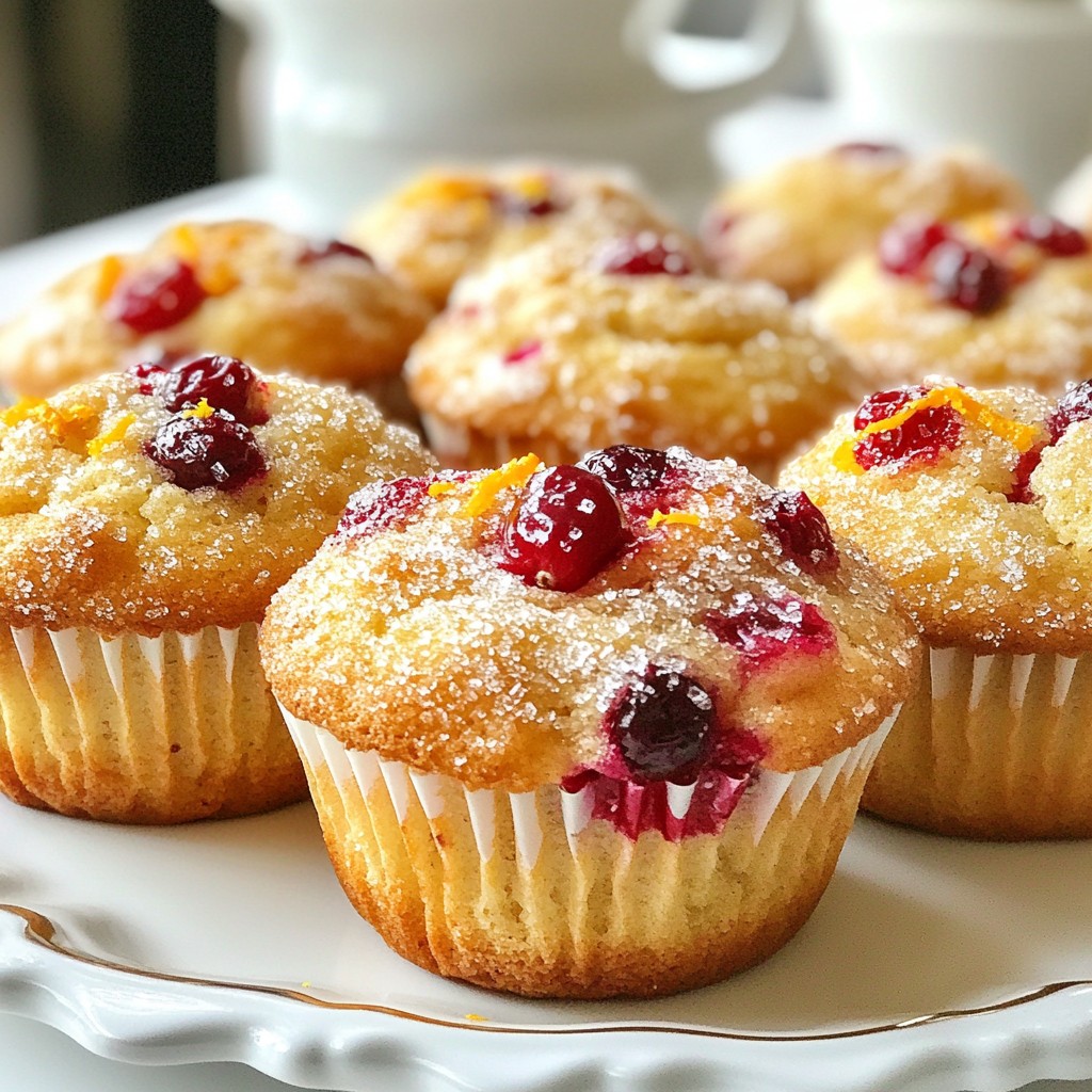 Cranberry Orange Muffins Simple and Delicious Treat