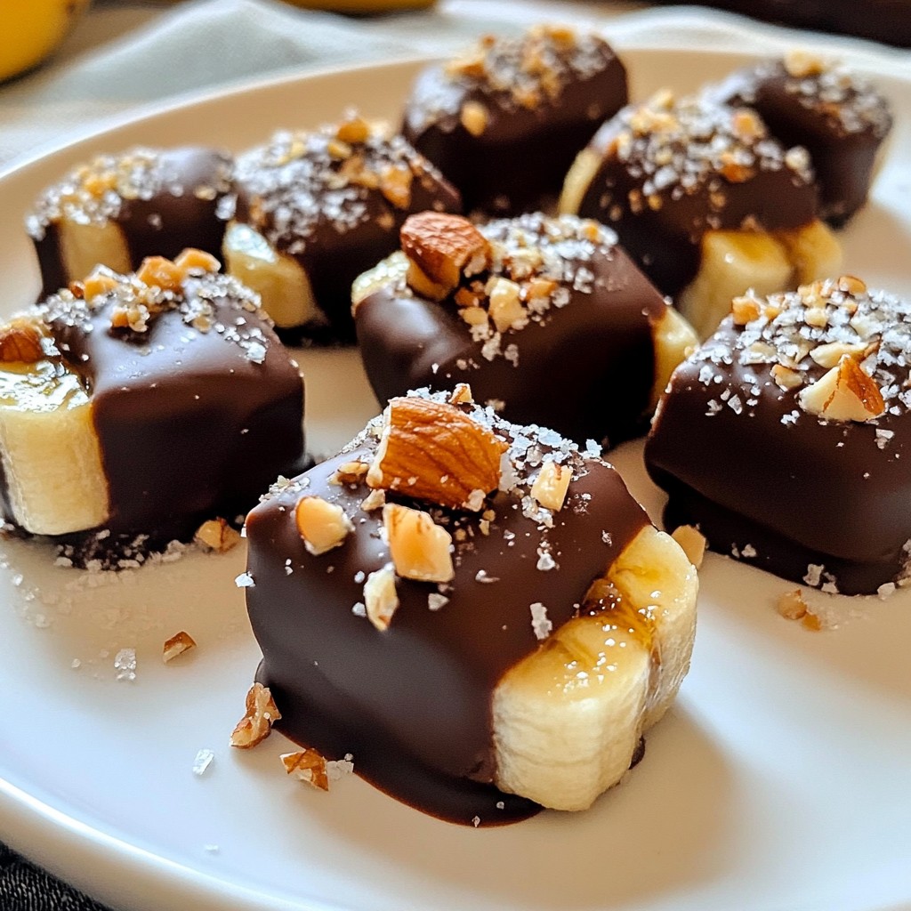 Chocolate Covered Banana Bites Easy and Fun Treat