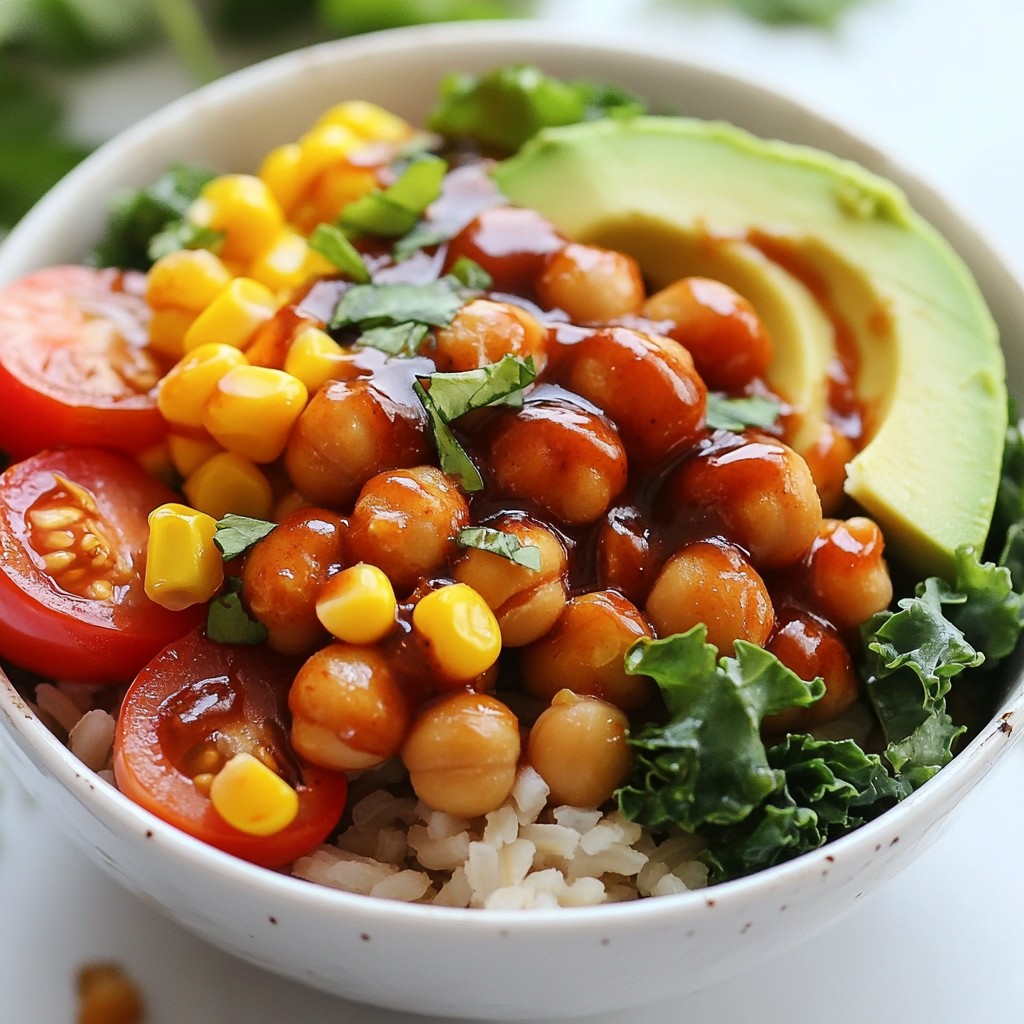 BBQ Chickpea Buddha Bowl Flavorful and Nutritious Meal