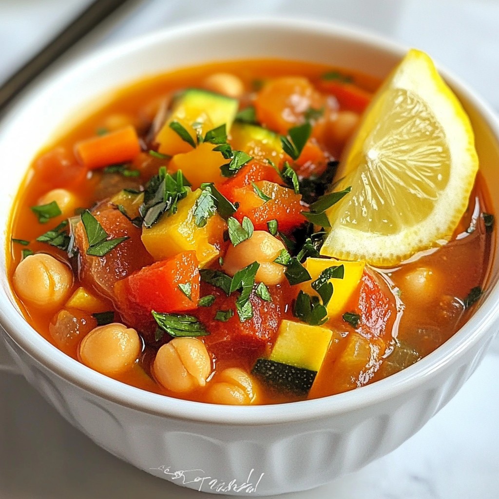 Mediterranean Chickpea Stew Flavorful and Nutritious