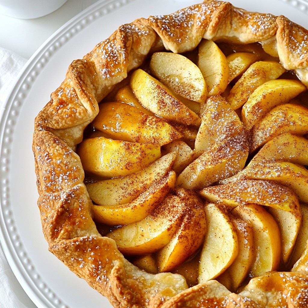 Rustic Apple Cinnamon Galette Irresistible Delight