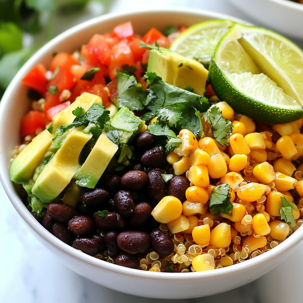 Chipotle Lime Quinoa Bowls Flavorful and Easy Recipe