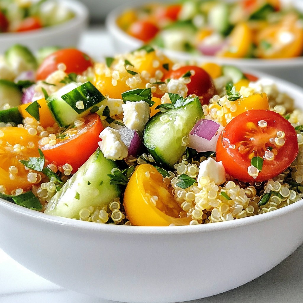 Lemon Herb Quinoa Salad Fresh and Flavorful Delight