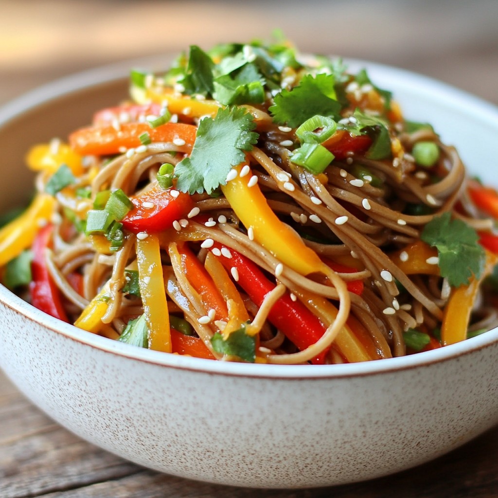Spicy Soba Noodle Stir Fry Quick and Flavorful Meal