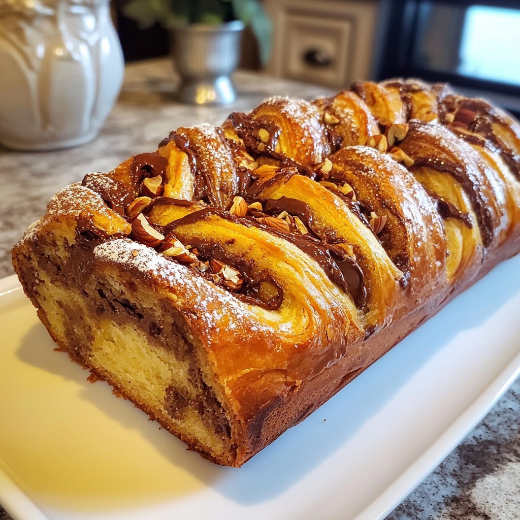 Chocolate Hazelnut Babka Delightful and Easy Recipe
