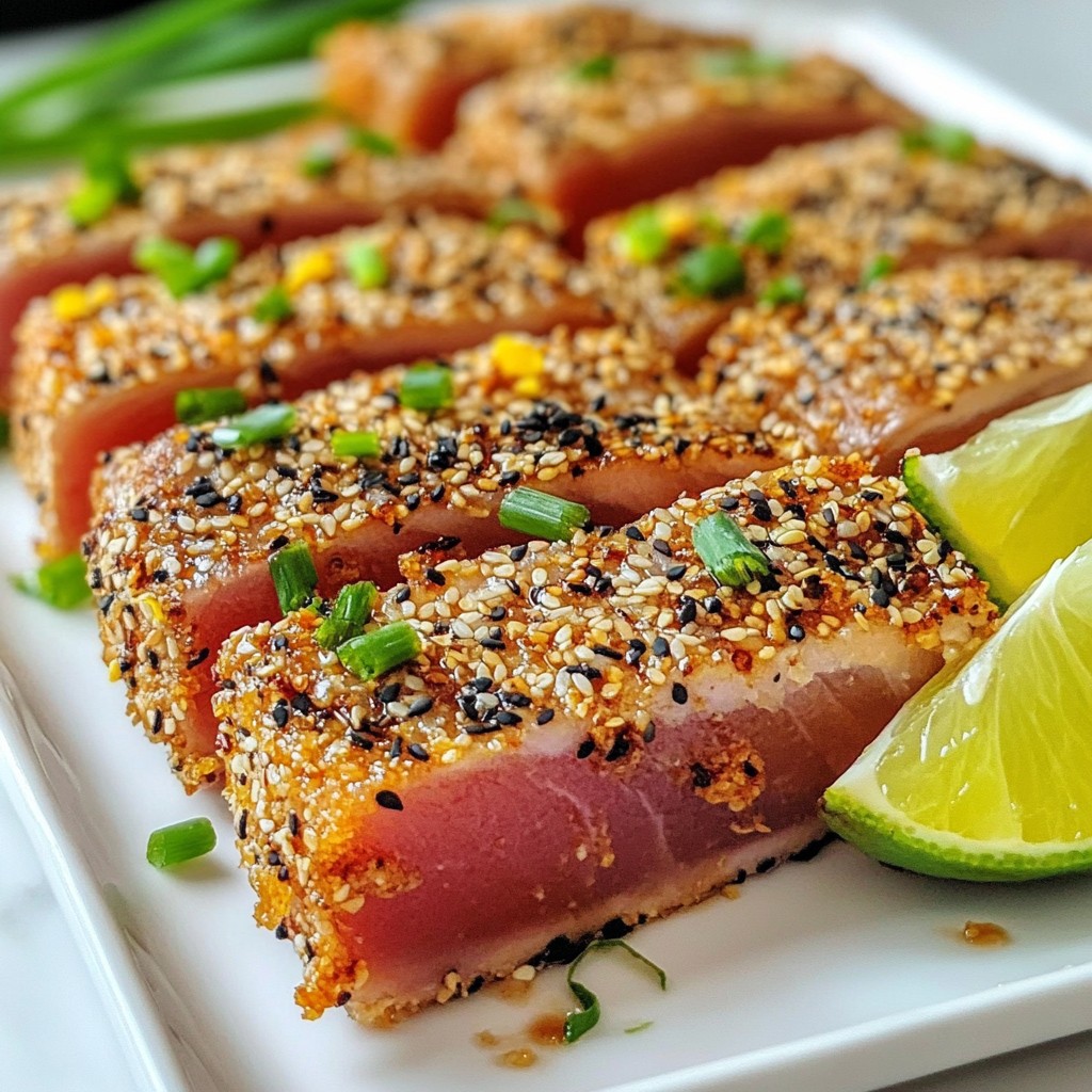 Sesame Crusted Ahi Tuna Delicious and Simple Recipe