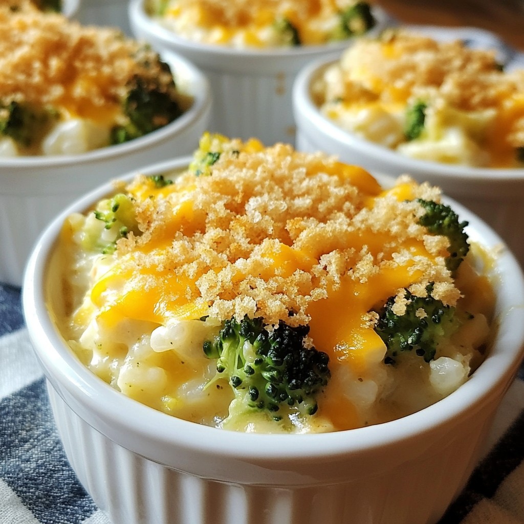 Cheesy Broccoli Rice Casserole Simple and Comforting